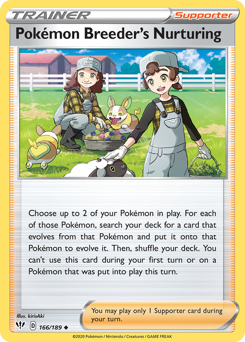 Pokemon Darkness Ablaze Pokémon Breeder's Nurturing - 166