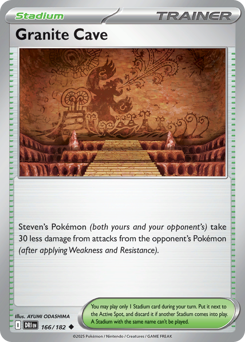 Pokemon Destined Rivals Granite Cave - 166