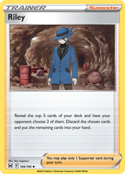Pokemon Lost Origin Riley - 166