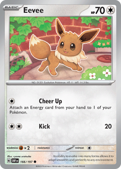 Pokemon Obsidian Flames Eevee - 166