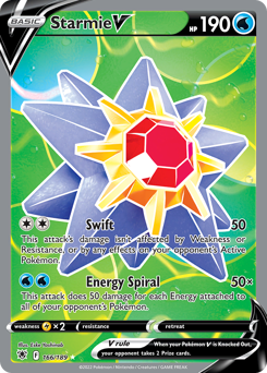 Pokemon Astral Radiance Starmie V - 166