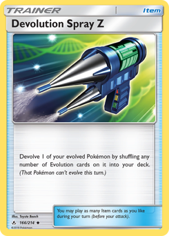 Pokemon Unbroken Bonds Devolution Spray Z - 166
