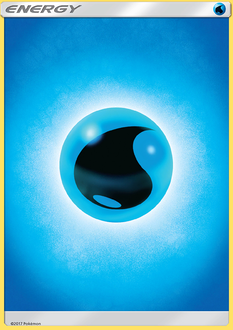 Pokemon Sun & Moon Water Energy - 166