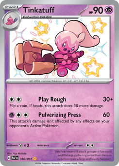 Pokemon Paldean Fates Tinkatuff - 166