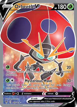 Pokemon Vivid Voltage Orbeetle V - 166