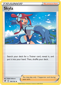 Pokemon Rebel Clash Skyla - 166