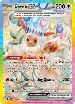 Pokemon Prismatic Evolutions Eevee ex - 167