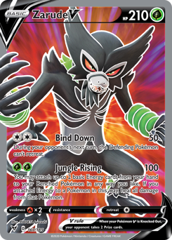 Pokemon Vivid Voltage Zarude V - 167
