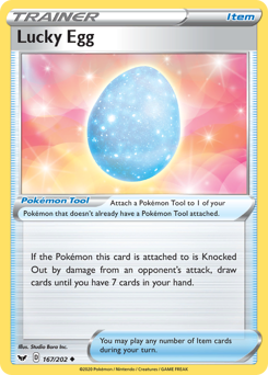 Pokemon Sword & Shield Lucky Egg - 167
