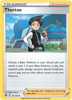 Pokemon Lost Origin Thorton - 167