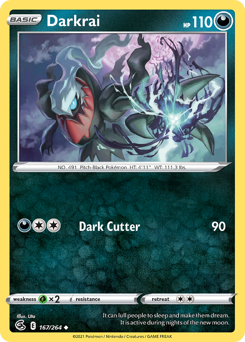Pokemon Fusion Strike Darkrai - 167