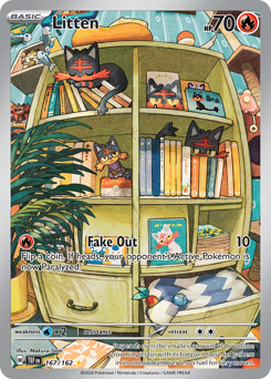 Pokemon Temporal Forces Litten - 167