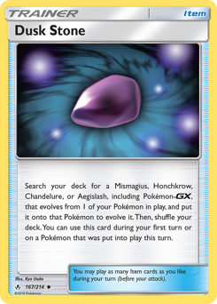 Pokemon Unbroken Bonds Dusk Stone - 167