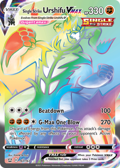 Pokemon Battle Styles Single Strike Urshifu VMAX - 167