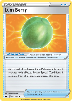 Pokemon Sword & Shield Lum Berry - 168