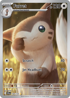 Pokemon Journey Together Furret - 168