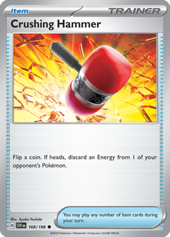 Pokemon Scarlet & Violet Crushing Hammer - 168