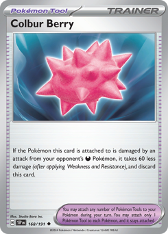 Pokemon Surging Sparks Colbur Berry - 168