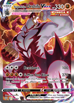 Pokemon Battle Styles Single Strike Urshifu VMAX - 168