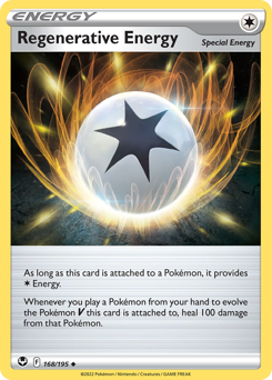 Pokemon Silver Tempest Regenerative Energy - 168
