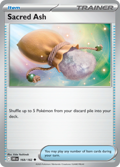 Pokemon Destined Rivals Sacred Ash - 168