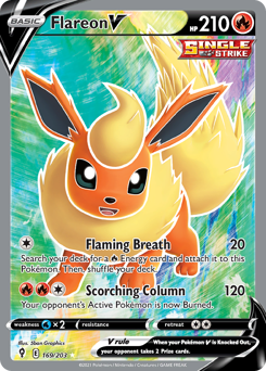 Pokemon Evolving Skies Flareon V - 169