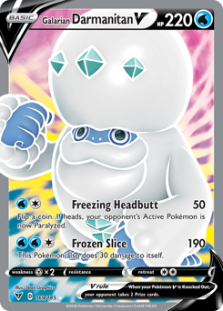 Pokemon Vivid Voltage Galarian Darmanitan V - 169
