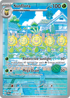 Pokemon Twilight Masquerade Sunflora - 169