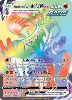 Pokemon Battle Styles Rapid Strike Urshifu VMAX - 169