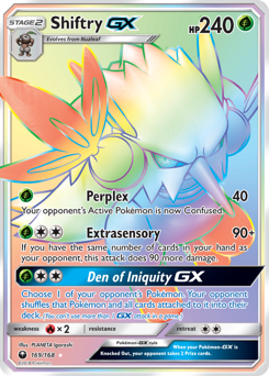 Pokemon Celestial Storm Shiftry-GX - 169