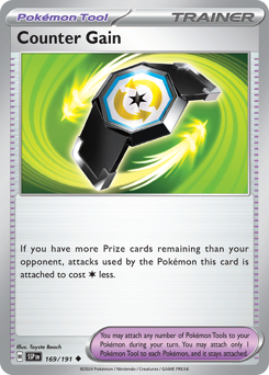 Pokemon Surging Sparks Counter Gain - 169