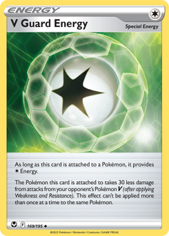 Pokemon Silver Tempest V Guard Energy - 169