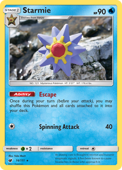 Pokemon Crimson Invasion Starmie - 16