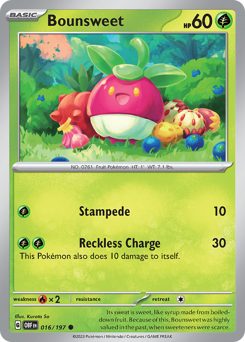 Pokemon Obsidian Flames Bounsweet - 16