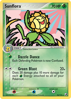 Pokemon Unseen Forces Sunflora - 16