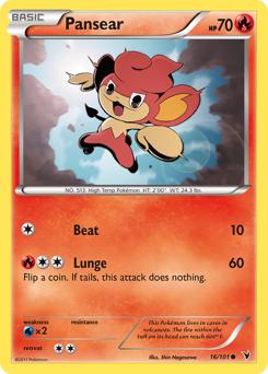 Pokemon Noble Victories Pansear - 16