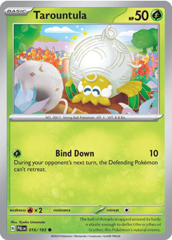 Pokemon Paldea Evolved Tarountula - 16