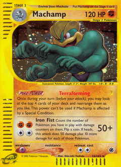 Pokemon Expedition Base Set Machamp - 16