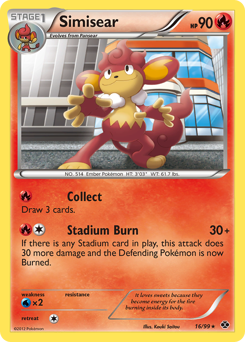 Pokemon Next Destinies Simisear - 16