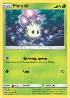Pokemon Sun & Moon Morelull - 16