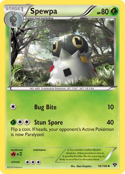 Pokemon XY Spewpa - 16