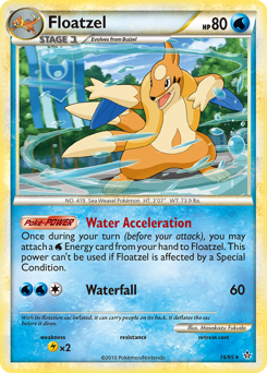 Pokemon HS—Unleashed Floatzel - 16