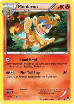 Pokemon Plasma Storm Monferno - 16