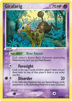 Pokemon Legend Maker Girafarig - 16