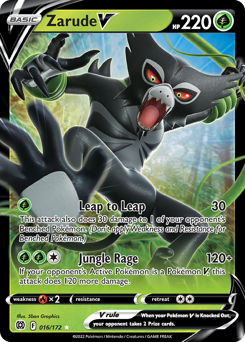 Pokemon Brilliant Stars Zarude V - 16