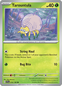 Pokemon Scarlet & Violet Tarountula - 16