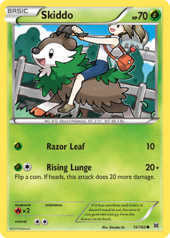 Pokemon BREAKthrough Skiddo - 16