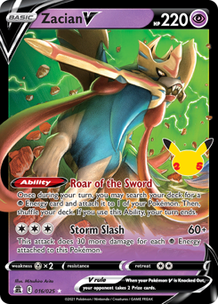 Pokemon Celebrations Zacian V - 16