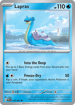 Pokemon Paldean Fates Lapras - 16