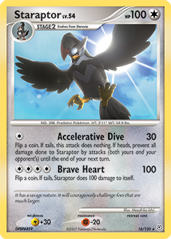 Pokemon Diamond & Pearl Staraptor - 16